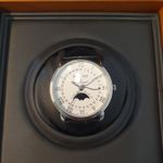 Blancpain Villeret Quantième Complet 6654-1127-55B (2024) - Wit wijzerplaat 40mm Staal (1/5)