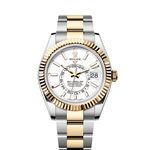 Rolex Sky-Dweller 336933 (2025) - Wit wijzerplaat 42mm Goud/Staal (1/1)