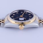 Rolex Datejust 36 16233 (1995) - Zwart wijzerplaat 36mm Goud/Staal (6/8)