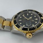 Rolex Submariner Date - (Unknown (random serial)) - Black dial 40 mm Gold/Steel case (6/8)