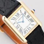 Cartier Tank Solo 2743 (2007) - White dial 24 mm Yellow Gold case (3/8)