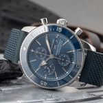 Breitling Superocean Heritage II Chronograph A13313161C1S1 (Onbekend (willekeurig serienummer)) - Blauw wijzerplaat 44mm Staal (2/8)