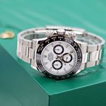 Rolex Daytona 116500LN (Unknown (random serial)) - White dial 40 mm Steel case (3/8)