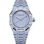 Audemars Piguet Royal Oak Selfwinding 15554BC.TF.1274BC.01 (2025) - Blue dial 37 mm White Gold case (1/1)
