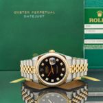 Rolex Datejust 36 116233 (2009) - Zwart wijzerplaat 36mm Goud/Staal (5/7)