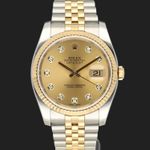 Rolex Datejust 36 116233 (2013) - 36mm Goud/Staal (2/8)
