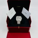 Cartier Santos WSSA0018 (2024) - Silver dial 40 mm Steel case (3/8)