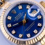 Rolex Lady-Datejust 69173 (1993) - Zilver wijzerplaat 26mm Goud/Staal (2/8)