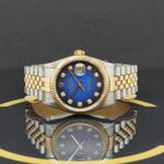 Rolex Datejust 36 16233 (1997) - Blue dial 36 mm Gold/Steel case (4/7)