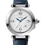 Cartier Pasha WSPA0010 (2026) - Zilver wijzerplaat 41mm Staal (1/1)