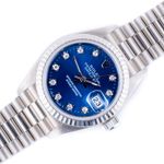 Rolex Lady-Datejust 69179 (1991) - Blauw wijzerplaat 26mm Witgoud (1/7)