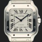 Cartier Santos WSSA0029 (2022) - Zilver wijzerplaat 35mm Staal (2/8)