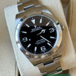 Rolex Explorer 214270 (2018) - Black dial 39 mm Steel case (1/7)