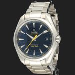 Omega Seamaster Aqua Terra 231.10.42.21.03.004 (2020) - Blue dial 42 mm Steel case (1/8)