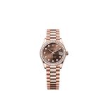 Rolex Datejust 31 278285RBR (2025) - Bruin wijzerplaat 31mm Roségoud (1/1)