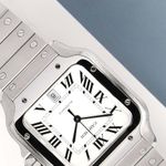 Cartier Santos WSSA0018 (2022) - Silver dial 40 mm Steel case (4/7)