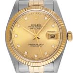 Rolex Datejust 36 16013 (1980) - Champagne dial 36 mm Gold/Steel case (1/8)