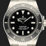 Rolex Submariner No Date 124060 (2020) - Zwart wijzerplaat 41mm Staal (2/8)