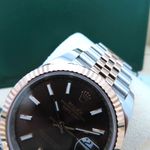 Rolex Datejust 41 126331 (2021) - Brown dial 41 mm Steel case (2/8)