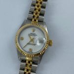 Rolex Lady-Datejust 6917 (1986) - White dial 26 mm Gold/Steel case (4/8)