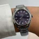 Omega Seamaster Aqua Terra 220.10.34.20.10.002 (2023) - Purple dial 34 mm Steel case (8/8)