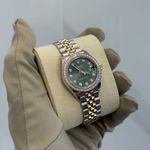 Rolex Lady-Datejust 279381RBR (2024) - Groen wijzerplaat 28mm Staal (5/8)