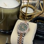 Rolex Lady-Datejust 279381RBR (2024) - Groen wijzerplaat 28mm Staal (8/8)