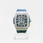 Hublot Spirit of Big Bang 601.NX.7170.LR (2024) - Blauw wijzerplaat 1 ATM Titanium (1/1)