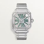 Cartier Santos WHSA0028 (2022) - Groen wijzerplaat 48mm Staal (1/1)