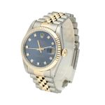 Rolex Datejust 31 68273 (1989) - Blue dial 31 mm Gold/Steel case (4/8)