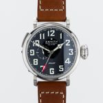 Zenith Pilot Type 20 GMT 03.2430.69321.C723 (Onbekend (willekeurig serienummer)) - Zwart wijzerplaat 40mm Staal (1/8)