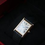 Cartier Tank Louis Cartier WGTA0357 (2025) - Silver dial 38 mm Yellow Gold case (3/8)