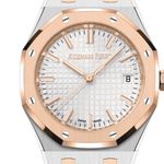 Audemars Piguet Royal Oak 77450SR.OO.1361SR.01 (2023) - Silver dial 34 mm Gold/Steel case (1/1)