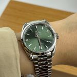 Omega Seamaster Aqua Terra 220.10.38.20.10.002 (2023) - Green dial 38 mm Steel case (8/8)