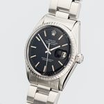 Rolex Datejust 1603 (Onbekend (willekeurig serienummer)) - Zwart wijzerplaat 36mm Staal (2/8)