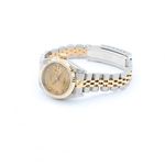 Rolex Lady-Datejust 69173 (Unknown (random serial)) - Champagne dial 26 mm Gold/Steel case (6/8)