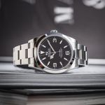 Rolex Explorer 214270 (2017) - Black dial 39 mm Steel case (1/8)