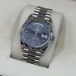 Rolex Day-Date 40 228239 (2022) - Grey dial 40 mm White Gold case (7/8)