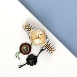 Rolex Datejust 36 16233 (1995) - Champagne dial 36 mm Gold/Steel case (2/8)