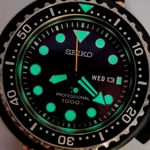 Seiko Prospex S23635J1 (2025) - Blue dial 50 mm Titanium case (5/8)