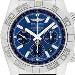 Breitling Chronomat 44 AB0110 (Unknown (random serial)) - Black dial 44 mm Steel case (2/2)