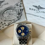 Breitling Chronomat B13048 (Unknown (random serial)) - Blue dial 40 mm Steel case (7/7)