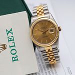 Rolex Datejust 36 16233 (Unknown (random serial)) - Champagne dial 36 mm Gold/Steel case (4/8)