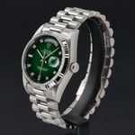 Rolex Day-Date 36 18039 (1988) - Green dial 36 mm White Gold case (4/8)
