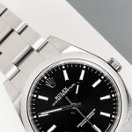 Rolex Oyster Perpetual 39 114300 (2019) - Black dial 39 mm Steel case (3/8)