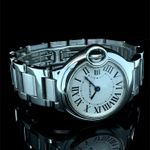 Cartier Ballon Bleu 28mm 3009 (2011) - White dial 28 mm Steel case (3/8)