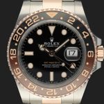 Rolex GMT-Master II 126711CHNR (2018) - Black dial 40 mm Gold/Steel case (2/8)