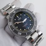 Oris Aquis Depth Gauge 01 733 7675 4154-Set RS (2016) - Zwart wijzerplaat 46mm Staal (6/8)
