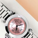 Cartier Pasha W3140008 (2010) - Pink dial 27 mm Steel case (4/8)