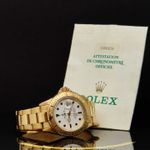 Rolex Yacht-Master 40 16628 (1991) - White dial 40 mm Yellow Gold case (5/7)